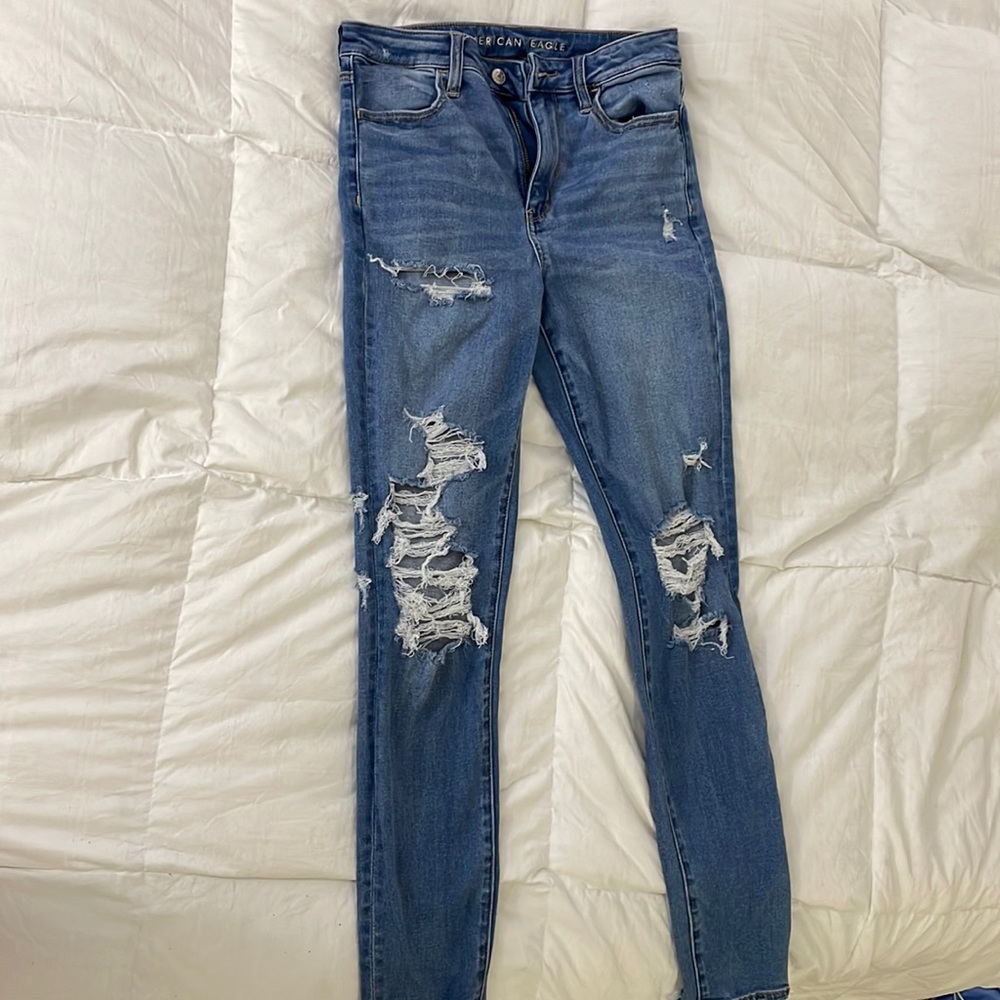 Super hi-rise jeggings from American Eagle size 8 long